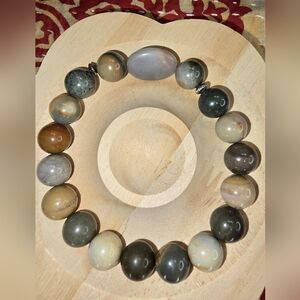 10mm Polychrome Jasper Bracelet